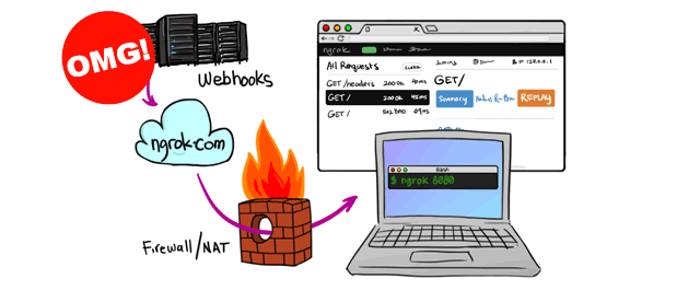 ngrok webhook